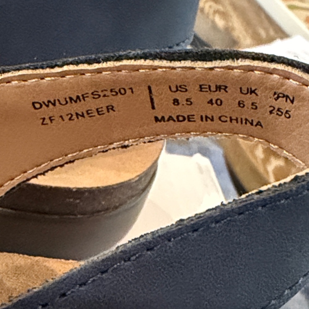 DREAM PAIRS Navy Closed Toe Arch Support Sandals/NIB/8.5 - Picture 15 of 16